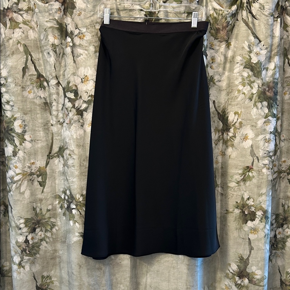 NWT J. Crew Black midi skirt